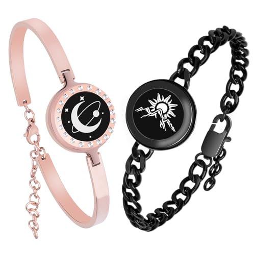 EAOYAO Long Distance Touch Bracelets - Image 2