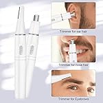 Nose Hair Trimmer, Facial Hair Removal for Women and Men, Effective and Easy Cleaning