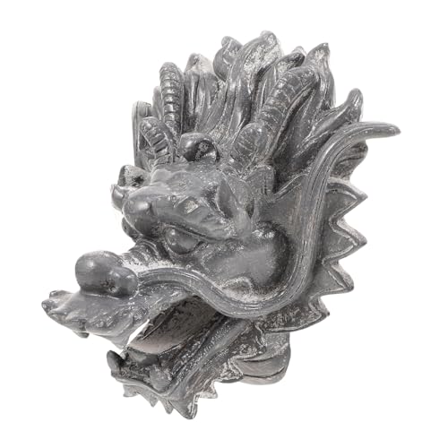 Abaodam Wandwasserstelle Für Innenbereich Drachenkopf Wasserspiel Gartendekor Hinterhof Wasserspiel Gartenornament Wasserstrahl Wasserhahn Wasserspiel