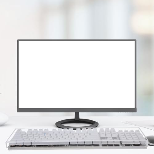 Protège-clavier acrylique Healvian transparent à bords polis pour bureau - 4