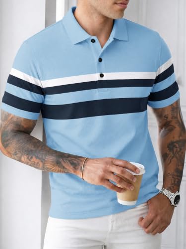 Image of Noble Monk T-Shirt for Men || Half Sleeves Men's T-Shirt || Solid Polo || Multicolor Tshirt