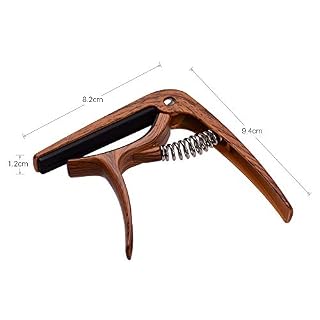 EURYTKS Accordeur de Guitare Capodastre en Alliage de Zinc Clip de Variation de tonalité Design Ergonomique Capodastre… - Les Beatles, Paul McCartney, John Lennon, RIngo Starr, George Harrison EURYTKS Accordeur de Guitare Capodastre en Alliage de Zinc Clip de Variation de tonalité Design Ergonomique Capodastre… – Image 4