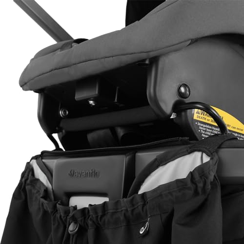 Evenflo Shyft Rideshare All-Terrain Performance Stroller Wagon (Sterling Black) - image 9