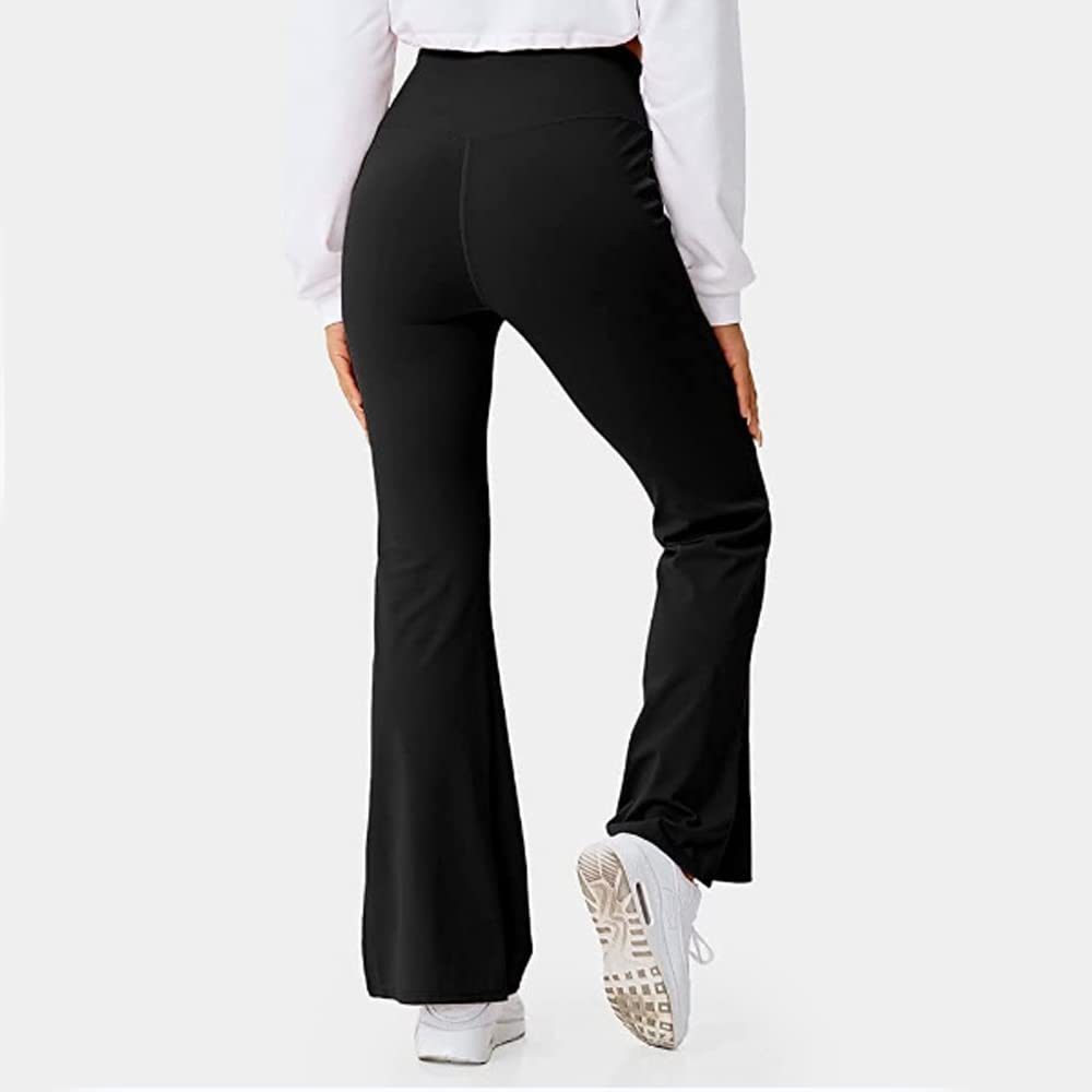 Pantaloni da Yoga Donna Pantaloni a Zampa Campana Pantaloni da Lavoro Sportivi a Casa Elasticizzati e Comodi Attillati a Gamba Stretta con Controllo della Pancia