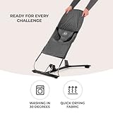 Kinderkraft Mimi Baby Bouncer from Birth, Bouncer Chair for Babies Newborn 0-9 kg, Toy bar, Adjustable seat, Soft Material, Scandinavian Design, Non-Slip Elements, Gray - Image 8
