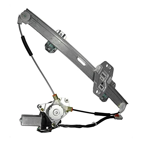 Image of TRQ Front Left Power Window Regulator & Motor Assembly Drivers Side Compatible with 1996-2000 Honda Civic HO1350118