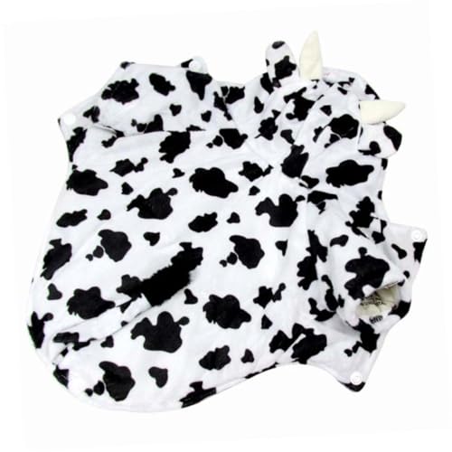 Disfraz para Perros XS con Diseño de Vaca en Algodón Suave