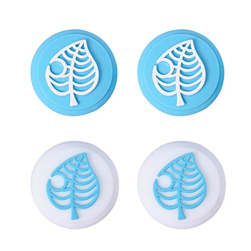 Preisvergleich Produktbild Dreameryoly Tastenkappe, 4-teilige Joystick-Abdeckung Silikon-Daumen-Tastenkappe für Switch / LITE-Controller