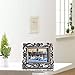Giftgarden 5x7 Picture Frame Vintage Photo Frame for Desk, Silver, 5 by 7 inch