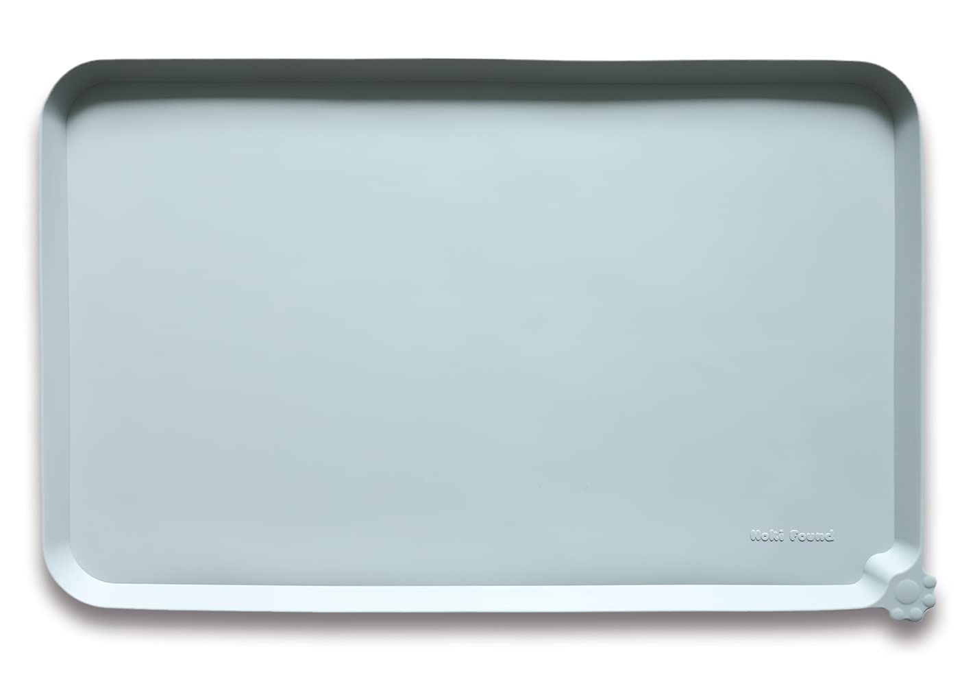 Hoki Found Large Silicone Pet Food Mats Tray - Non Slip Pet Dog Cat Bowl Mats Placemat - Dog Pet Cat Feeding Mat - Waterproof Dog Cat Food Mats -Pet