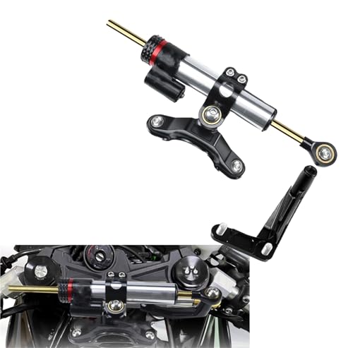 Kit support d'amortisseur direction Kawasaki Ninja ZX6R 2013-2025 accessoire moto argent