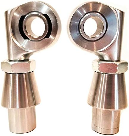 Offset 3/4" Bore X 7/8" Shank Steering Heim Joint Rod End - Includes 1 LH & 1 RH Joint with Nut & 1.25 OD Bung