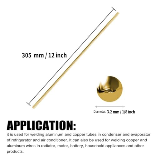 Image of 20PCS 1 /8 inch Solid Round Brass Rod Lathe Bar Stock Kit for DIY Craft Tool, 3.2mm / 1 /8 inch in Diameter 12 inch in Length