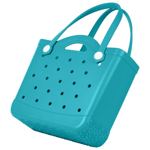 Small Medium Rubber Tote Beach Bag | Durable Rubber Bag Waterproof Washable Tote Bags2