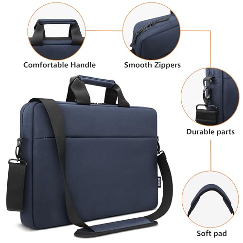Image of TECOOL 14 15 15.6 16 17.3 inch Laptop Bag Waterproof Briefcase Shoulder Bag