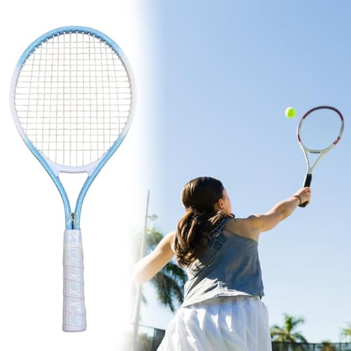 Raqueta de tenis predolo con grip cómodo y cuerdas de nylon miniatura 5