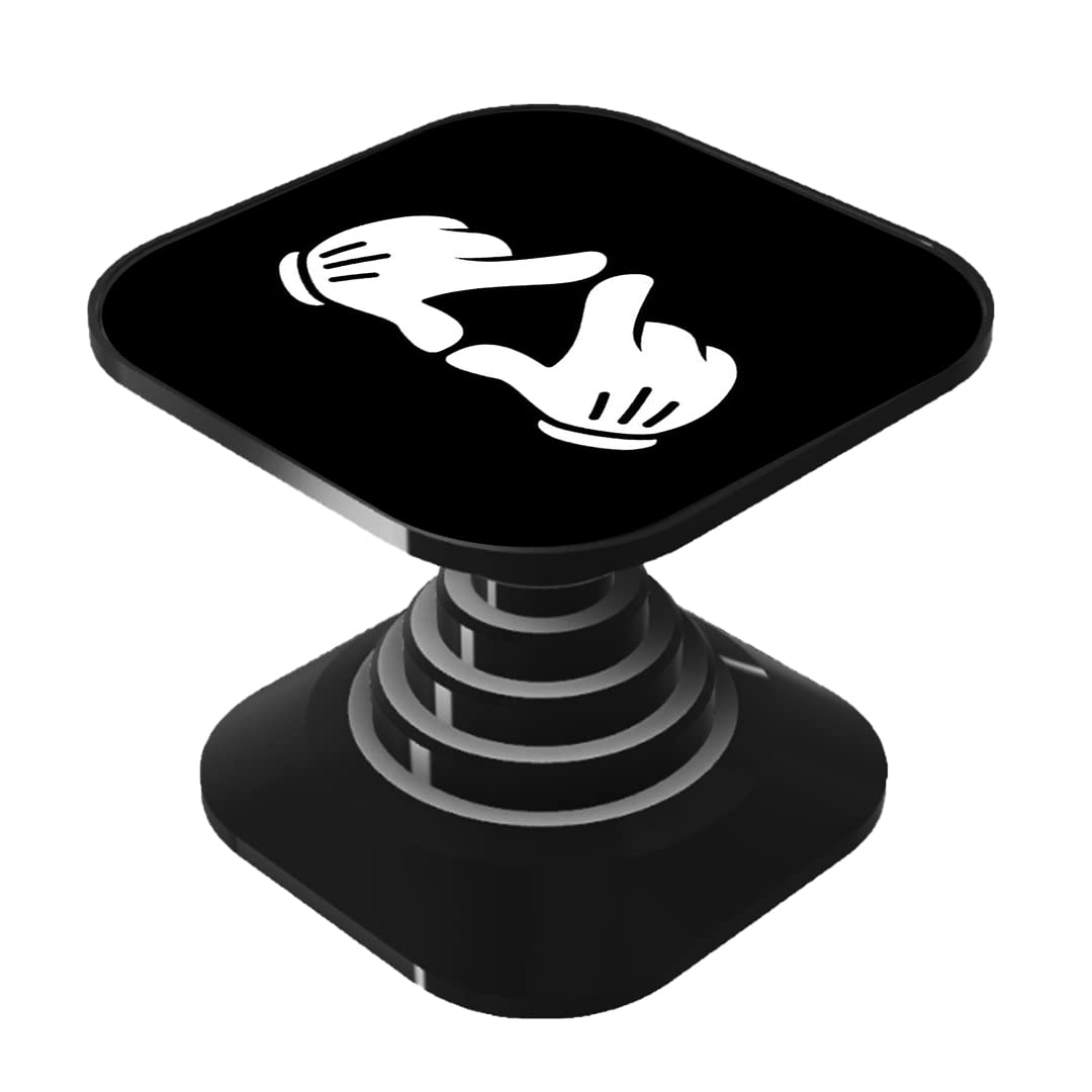 Gosmartkart® Made in India Dope Printed Finger Mobile Back Grip Holder Super HD Matte Finish Mobile Grip Expanding Square Mobile Stand Grips for Android or Apple Smartphones