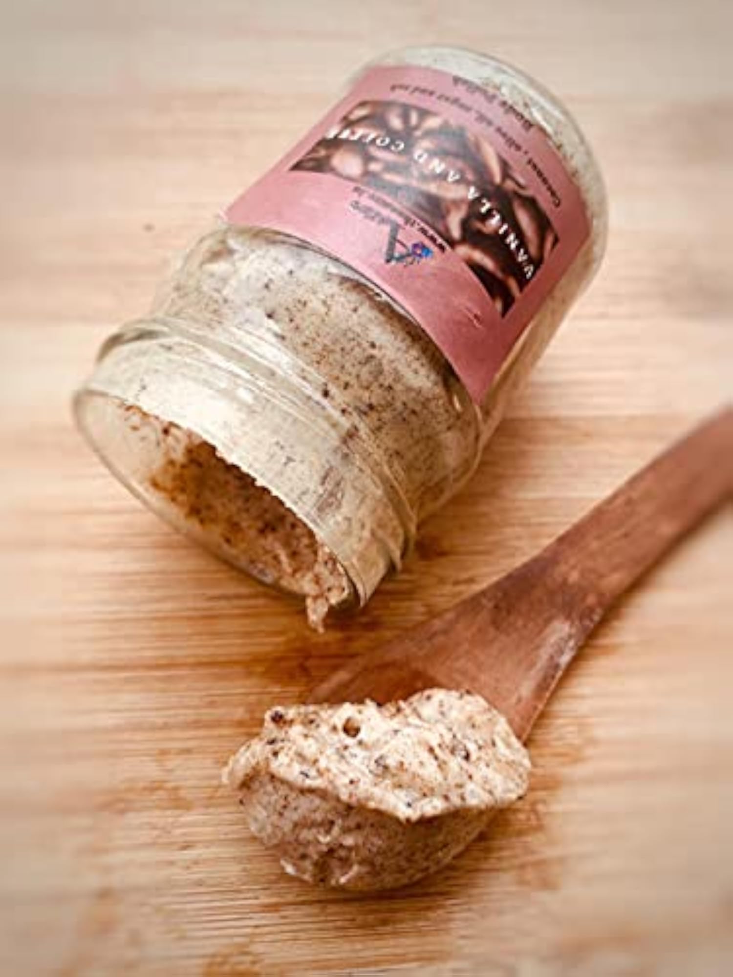 Natural Coffee and Vanilla Scrub with Handcrafted Soap