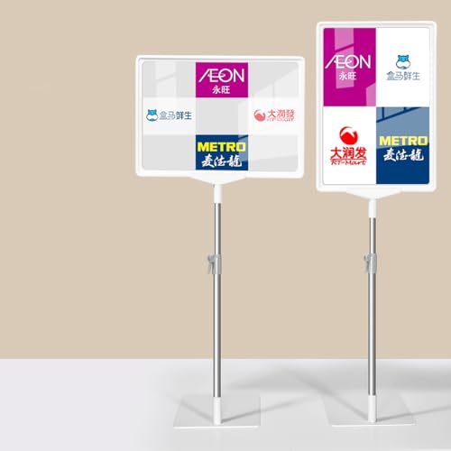 Support de panneau reglable A4 pour table affichage de menu vertical ou horizontal - 3