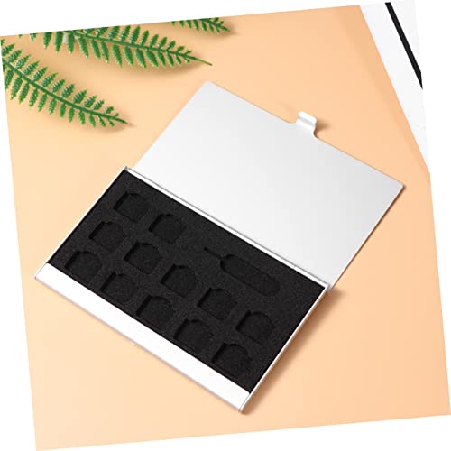 Estuche con ranuras Hemobllo para evitar la pérdida de tarjetas Nano Sim 3