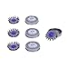 Tête de rasoir de l'acier sans tache (peigne coupeur) pour Philips QG HQ3 HQ56 HQ55 HQ6970 HQ6695 HQ6990 PQ202 rasoir (pack de 3)