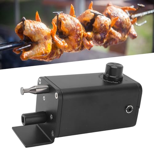 Barbecue Rotisserie Motor with Auto-Reverse for Even Cooking Fit for Outdoor BBQ Camping and Kitchen Use 5V-12V Electric Rotisserie Motor Duty Aluminum Grill Accessory - Image 4