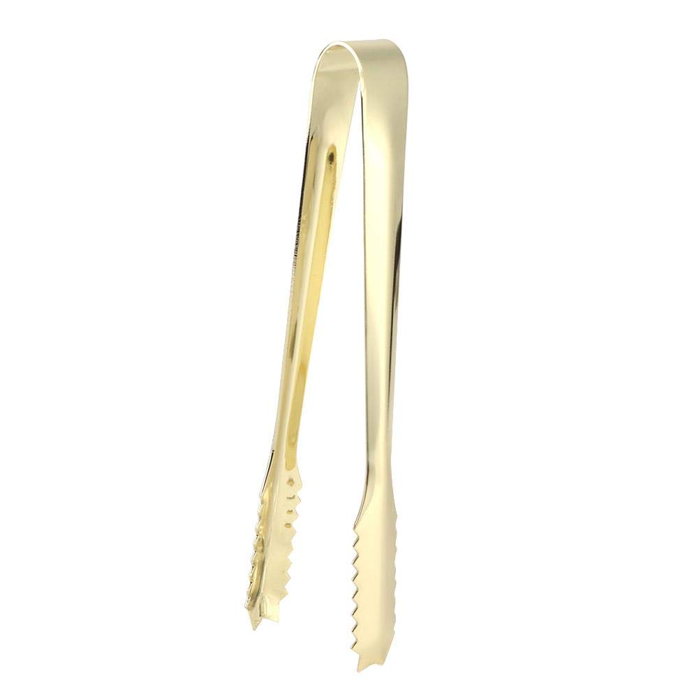 Pince à Glaçons En Acier Inoxydable Doré – Pour Sucre, Glace, Pâtisserie, Barbecue, Lavable Au Lave-vaisselle - 4