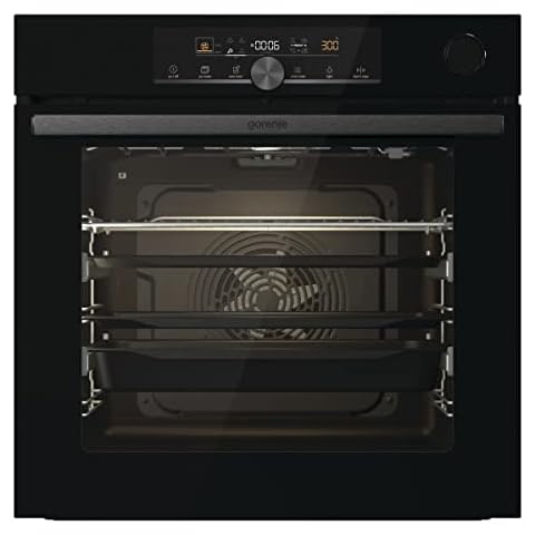 Gorenje 738009 OptiBake Advanced BSA 6747 A04BG Einbau-Backofen / 77L / Heißluft/AutoBake/Touch Bedienung/Bratenthermometer/GentleClose & Open/SteamAssist/StepBake/PizzaMode 300°C/schwarz Cover