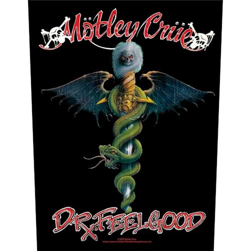 MÖTLEY CRÜE Écusson de dos # 12 DR. FEELGOOD - 36 x 29 cm