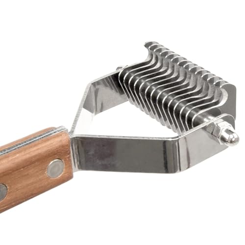 Coat King Harke für Haustiere, 14 Klingen, professioneller Haustier-Entfilzungskamm, Fellpflege, Abisolierwerkzeug für Hunde und Katzen, 6,2 cm, 1 Stück