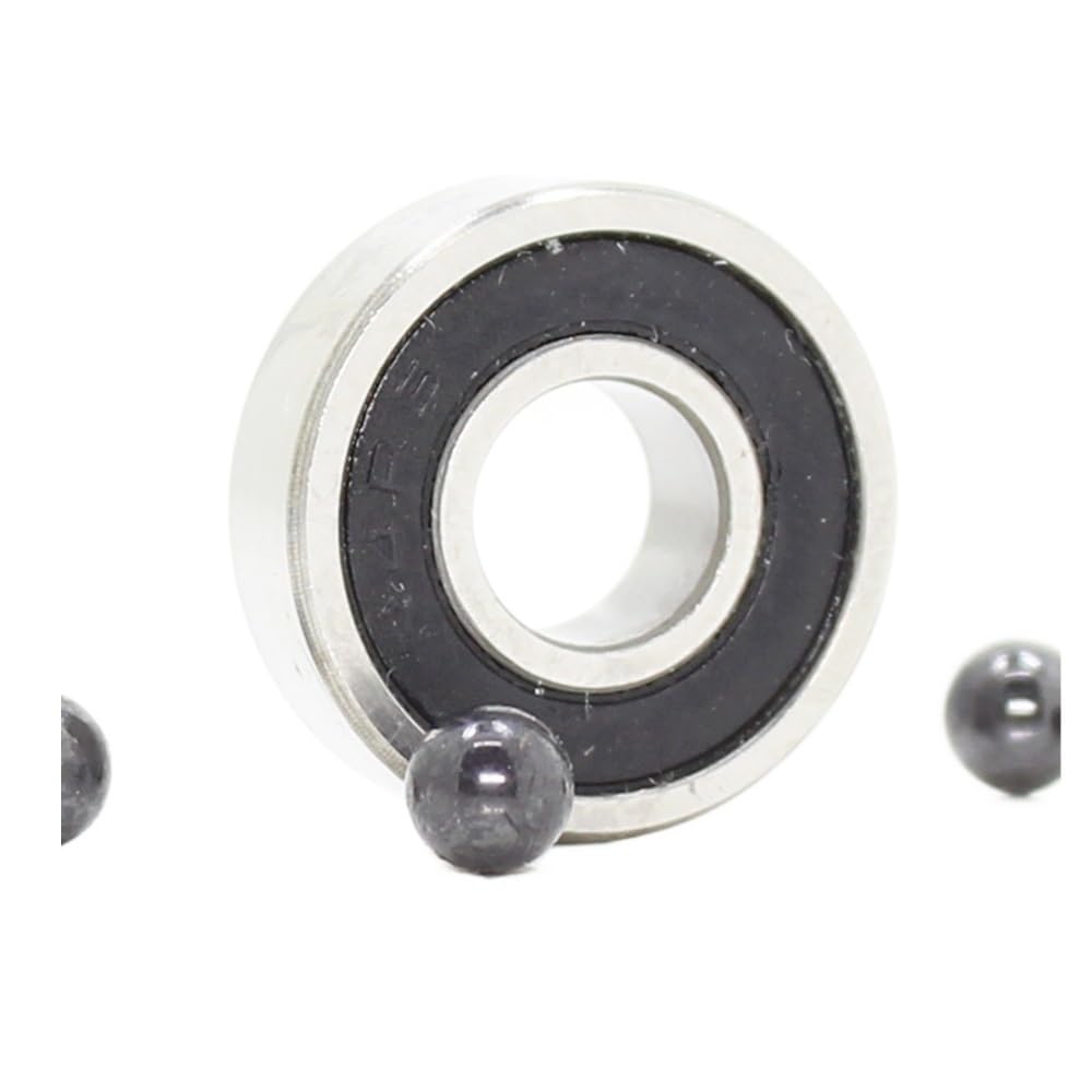 DUKUTS R4 Hybrid Ceramic Bearing 6.35 * 15.875 * 4.97 mm ABEC-1 1PC Industry Motor Spindle R4HC Hybrids Si3N4 Ball Bearings 3NC R4RS
