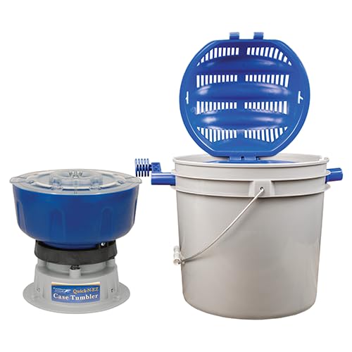 Frankford Arsenal Quick-N-EZ 110V Case Tumbler Kit with Sifter for Brass Cartridge Cleaning and Polishing for Reloading,Blue and Grey by Frankford Arsenal - Image 2