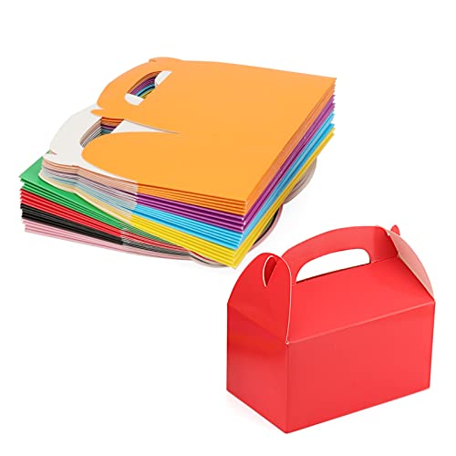 Boîtes cadeaux en papier coloré pour emballage de friandises et souvenirs d'invités