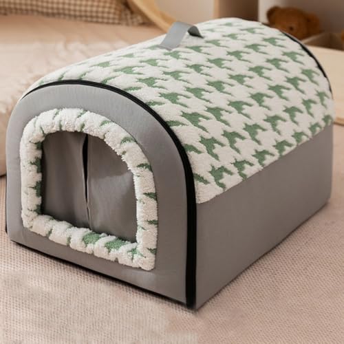 ペットハウス ドーム型 ペットベッド 冬用 猫 ハウス 滑り止め 快適 暖かい 洗える おしゃれ ふわふわ かわいい 中小型犬 寝床 室内 休憩所 防寒対策 犬猫通用 小動物用 ペット用品