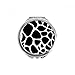Giraffe Animal Art Grain Illustration Pattern Hand Compact Mirror Round Portable Pocket Glass