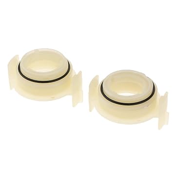 FLAWISH Pair H7 HID Bulbs Holders Base Adapter for BMW 3 Series E46 1998-2006