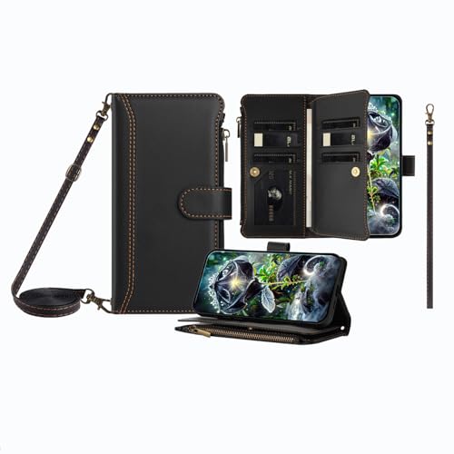 Versatile Hands-Free Carrying: for iPhone XS Max with a detachable wrist strap and a long shoulder strap. Easily switch between carrying styles to suit your needs, keeping your hands free and your travel carefree.