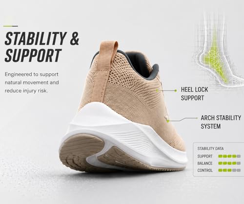 Image of Kraasa Men's Running Shoes | Breathable Mesh Upper | Lightweight Phylon Sole | Cushioned EVA Insole | Comfortable Sports & Casual Sneakers for Gym, Walking & Daily Use