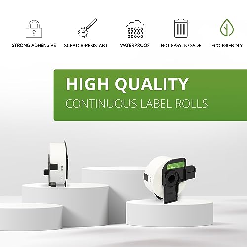 5x Compatibile Rotolo DK-11201 29mm x 90mm