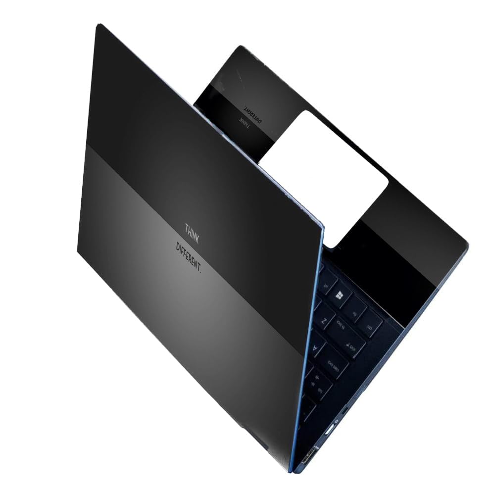 ANCIARY Full Body Laptop Skin Bubble-Free HD Quality Sticker for Laptops Upto 15.6" Compatible with Apple/Dell/HP/Lenovo/Acer/Asus/Sony (Dustproof|Waterproof|Scratchproof|Reusable) - Think DIF FL (B0CBKNJLZX) Amazon Price History, Amazon Price Tracker