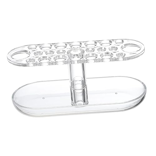 SHERCHPRY Support Pinceaux Maquillage Acrylique Transparent Organisateur pour Séchage et Rangement Durable et pour Pinceaux Cosmétiques et Outils de Beauté