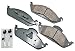 Akebono EUR760 EURO Ultra-Premium Ceramic Front Brake Pad Set For 1998-2005 Mercedes-Benz M Class
