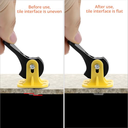 QWORK Tile Leveling System Kit, 100 Pcs Reusable Levelers, Floor Leveling Compounds 1/8", Steel Pin Tlie Tools, for 2mm to 4mm Tile Gaps, 8mm to 12mm Tile Thickness - Image 5