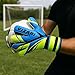 Vizari Avio F.P. Soccer Goalkeeper Gloves - Superior Grip, All Skill Levels - Non-Slip Receiver Gloves | for Kids and Adults (Blue/Green, Size 5)