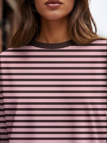 Image of Trendy Queen Womens Oversized Long Sleeve Shirts Fall Tops 2026 Basic Tees