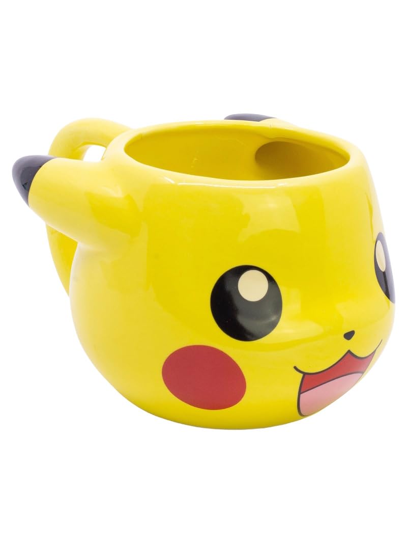 Pokemon 3D Mug - Pikachu Coffee Mug Ceramic 480 ml Yellow