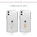Dparks DS19826i12P iPhone 12 Case, 12 Pro, Clear Case, Cats, Animals, Soft, Adhesion Prevention, TPU Qi Charging, Wireless Charging, iPhone 12 Pro Cover, Soft Clear Case, Cat