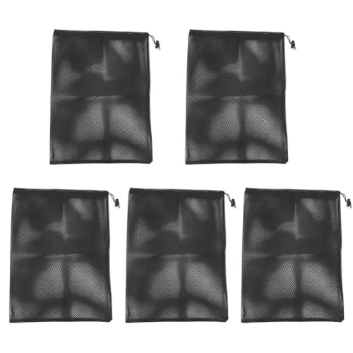 Teichpumpe Filtertasche, 5-Pcs Pump Mesh Filtertasche Pump Barriere Bag Pump Bag Pump Barrier Bag Pump Barrier Bag für Teich Biologische Filter Tragbare große Medientasche