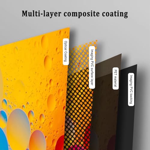 Pantalla de proyección colgante HD para pared, pantalla portátil indoor/outdoor de 72" 4K HD para cine en casa, manual enrollable miniatura 6