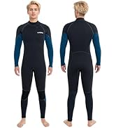Traje Neopreno Lansru 3/2mm Hombre - Completo Cremallera Trasera Agua Fría